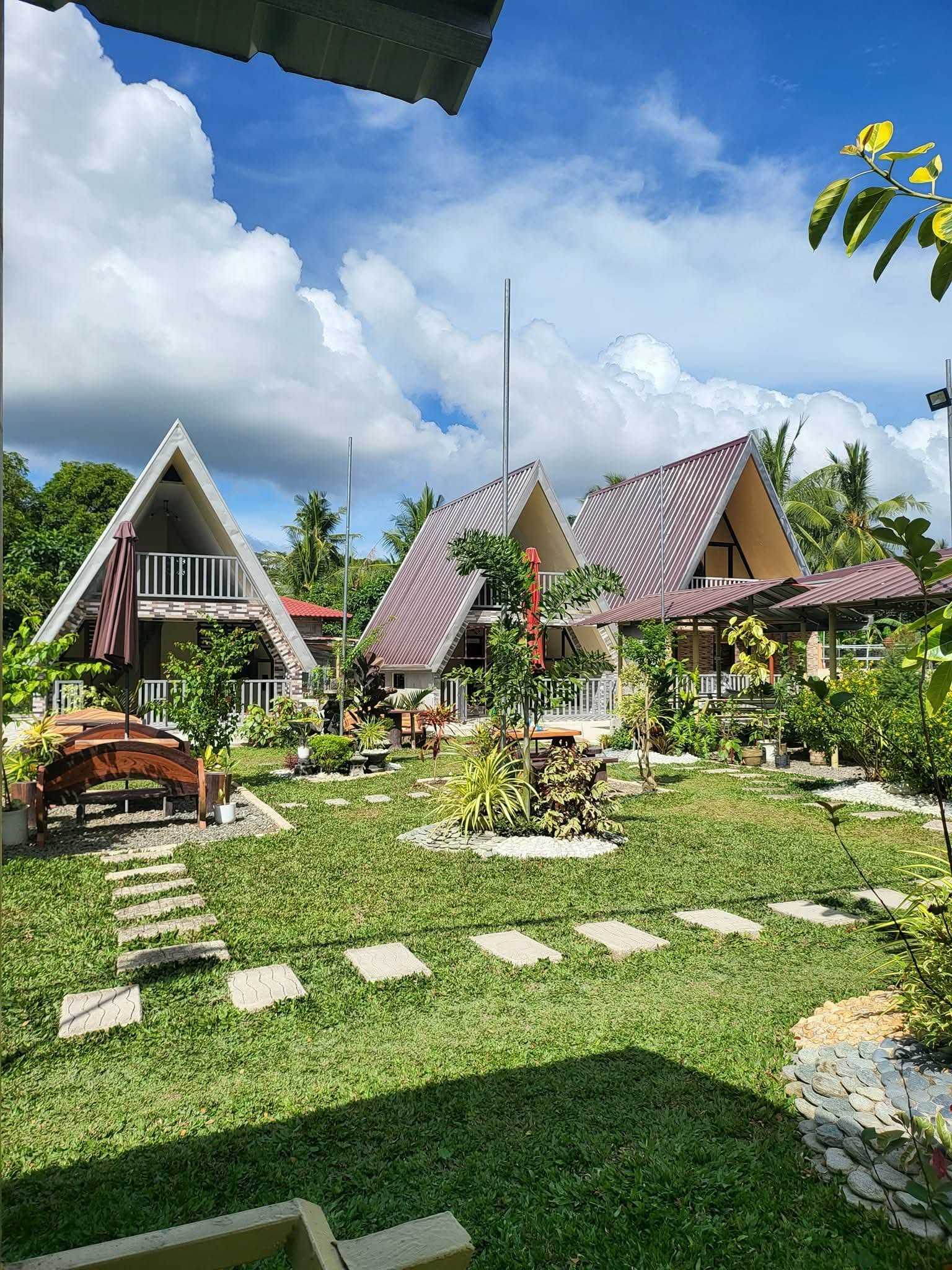 Our signature A-frame cottages